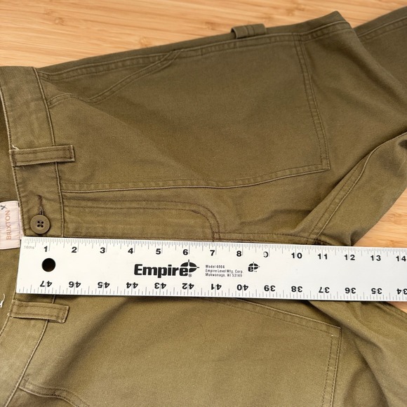 Brixton‎ Alameda Relaxed Carpenter Pants Olive Green Size 25 Womens Utility Edgy - Picture 14 of 16